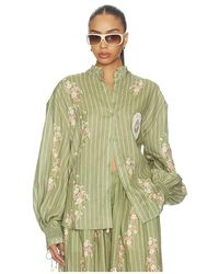 Agua Bendita - Abadia Button Up Shirt - Lyst