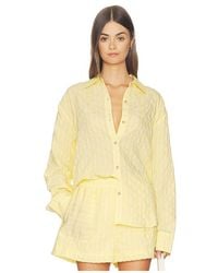 La Ligne - Oversized Button Down Shirt - Lyst