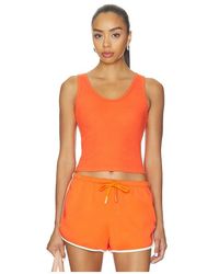 PERFECTWHITETEE - Blondie Structured Rib Bra Friendly Tank - Lyst