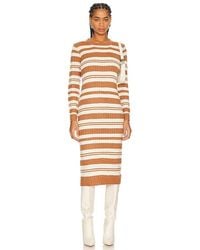 Line & Dot - Duo Striped Sweater Dress - Lyst