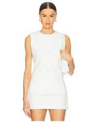 AEXAE - Twill Vest Button Top - Lyst
