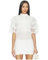 YUHAN WANG - Shell Button Lace Bolero - Lyst