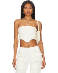 h:ours - Sedona Corset Crop Top - Lyst