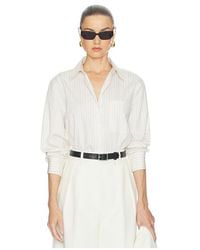 Anine Bing - Essie Cropped Shirt - Lyst