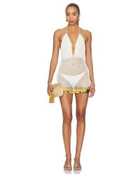 superdown - Elaranna Crochet Mini Dress - Lyst
