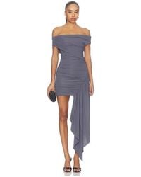superdown - X Hannah Lizzy Mallery Drape Mini Dress - Lyst