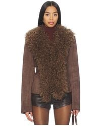 Lovers + Friends - Alena Faux Suede Coat - Lyst