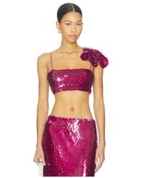 MOTHER OF ALL - Mela Sequins Top - Lyst