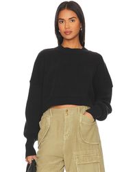 Free People - PULL CROPPED EASY STREET - Lyst