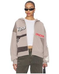 VANDY THE PINK - Paneled Zip Up Hoodie - Lyst