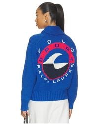 Polo Ralph Lauren - Cotton Blend Long Sleeve Cardigan - Lyst