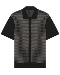 Good Man Brand - Essex Short Sleeve Geo Knit Shirt - Lyst