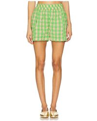 Free People - Get Free Seersucker Pull Short - Lyst