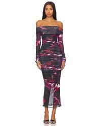 Nicholas - Midi-Kleid Oaklyn - Lyst