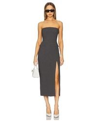 Bardot - X Revolve Nikki Strapless Midi Dress - Lyst