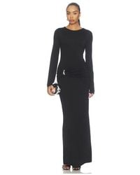 Shona Joy - Miro Long Sleeve Gathered Maxi Dress - Lyst