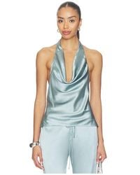 EB DENIM - Cassia Halter Tank Top - Lyst