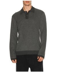 Rails - Herrington Long Sleeve Polo - Lyst