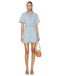 Levi's - Short Sleeve Logan Western Dress - Lyst