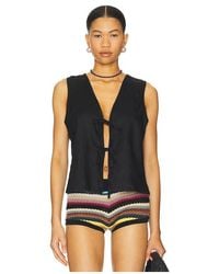 Rails - Top Sin Mangas Oregon En Color Negro Talla (También En M, S, Xs) - Lyst