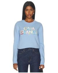 CASABLANCA - Stacked Logo Jumper - Lyst