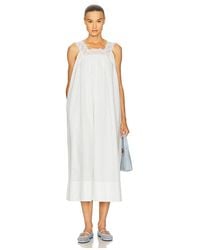 Helsa - Kleid Midi Dress With Lace - Lyst