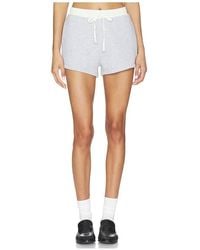Rag & Bone - Short Sudadera Vintage Terry Combinado En Color Gris Claro Talla (También En Xs, S) - Lyst