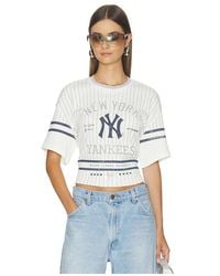 OFF SEASON - Femme Lace-Back Graphic Tee - Lyst