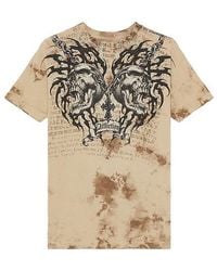Affliction - Camiseta Shredded En Color Marrón Talla (También En M, S, Xl/1X) - Lyst