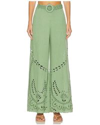Hemant & Nandita - Flared Pants With Buckle Belt - Lyst