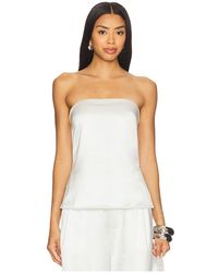 NonChalant Label - Trägerloses Top Veronica - Lyst