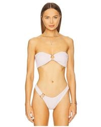 Devon Windsor - Calypso Bikini Top - Lyst