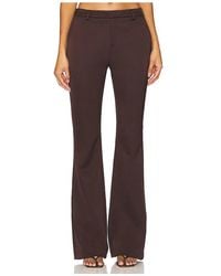 SER.O.YA - Heavy Satin Flare Trousers - Lyst