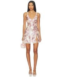 Free People - Vestido Jacquard De Lentejuelas Dazzle Me En Color Rubor Talla (También En M, S, Xl, Xs) - Lyst