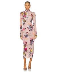 AFRM - Midi-Kleid Bryony - Lyst