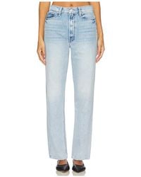 Mother - High Waisted Study Skimp Jeans - Lyst