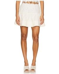 For Love & Lemons - Doily Lace Mini Skirt - Lyst
