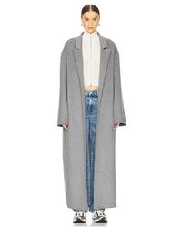 Bevza Wool Tisto Coat with Acrylic Toggles in White | Lyst