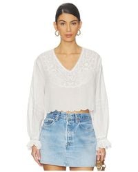 For Love & Lemons - Agnes Blouse - Lyst