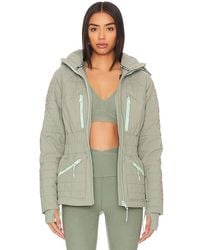 Free People - X Fp Movement All Prepped Ski Jacket In Greyed Olive - Lyst