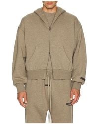 Fear Of God - Classic Fit Fleece Zip Up Hoodie - Lyst
