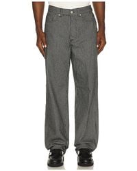 Obey - Classic Baggy Plaid Denim Pants - Lyst