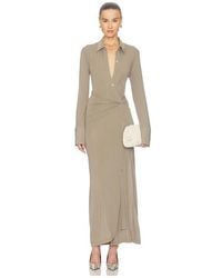 Helmut Lang - Twisted Shirt Dress - Lyst