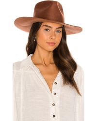 Mujer Accesorios de Sombreros y gorros de Sombrero alara Janessa Leone de Lana de color Marrón 