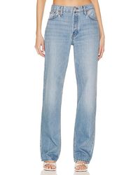 RE/DONE - Originals The Long Loose Jeans En Color Mezclilla-Medio Talla (También En 30) - Lyst