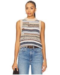 Veronica Beard - Top Sin Mangas Cropped Jerrel En Color Bronce Talla (También En S, Xl) - Lyst