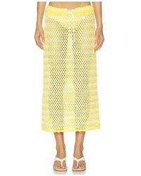 Jonathan Simkhai - Welles Crochet Midi Skirt - Lyst