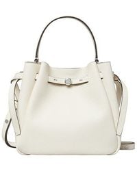 Tory Burch - Bolso Hebilla Romy En Color Blanco Talla - Lyst