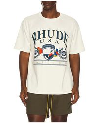 Rhude - Usa Sailing Icon Tee - Lyst