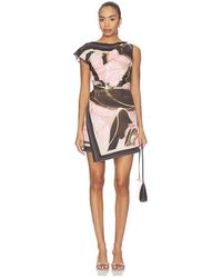 AMUR - Jovie Asymmetrical Mini Dress - Lyst
